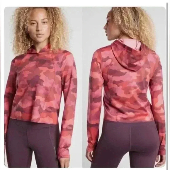 Athleta Pinnacle Hoodie Size Medium EUC - Picture 1 of 6